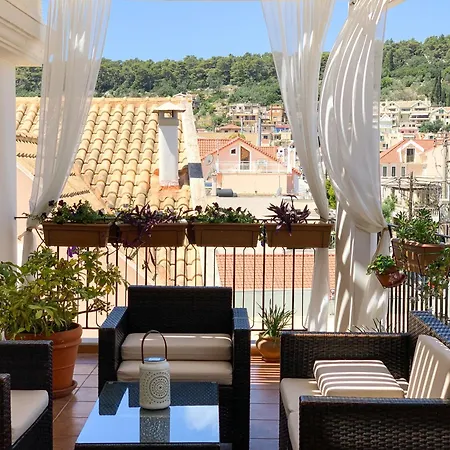 Lägenhetshotell Rouchotas Argostoli (Kefalonia)